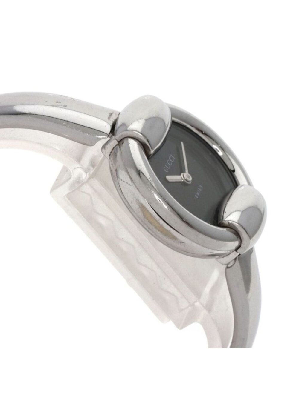 Gucci Round Face Bangle Watch SS - Picture 6 of 15